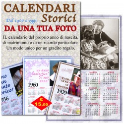 Calendario storico annuale